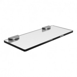 Tablette verre et supports inox