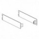 Supports pour barre penderie 30x15 gamme LUMINE