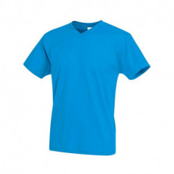 T-shirt col V STEDMAN bleu ou noir