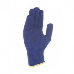 gants COOLMAX/LYCRA bleu/jaune